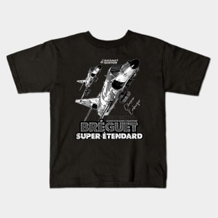 Dassault-Bréguet Super Étendard French Fighter Jet Kids T-Shirt